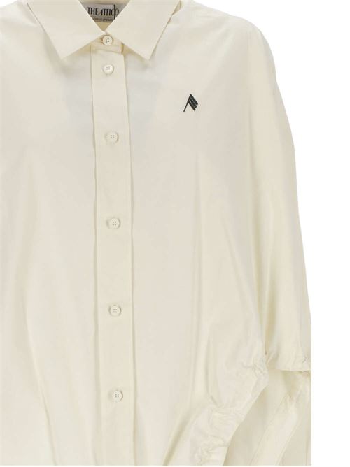 Milk white cotton parachute canvas shirt THE ATTICO | 241WCH19C052043